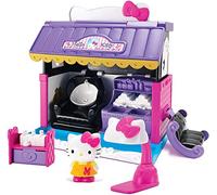 TOYS Maison pour Hello Kitty Transformable 17 x 12,5 x 19 cm (lxlxh) en Salon et Boutique avec Une Figurine et Accessoires Nouveaute