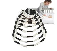 Toys pour bébés pendants, jouet de berceau en bois,Hochet sensoriel double face en bois - Cognitive Sensory Sigding Roucle, décorations de baby-berceau pour la chambre des ou la maternelle