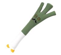 Toys pour chiens à légumes pour mâcher agressifs - jouet de chiot d'oignon vert 15 cm, jouet à mâcher durable, silhouette de légumes en latex | Jolie animal de compagnie interactif pour les petits chi