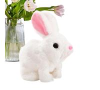 Toys pour chiots pour , déménagement des jouets pour ,Cartoon Cartoon Rabbit Dog Poll Doll - Activités interactives du jouet éducatif pour , Animal robot aboiement à pied pour l'apprentissage précoce