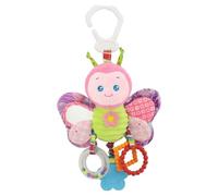 Toys Pram pour bébés 0 à 6 Mois, Clip sur des Jouets Suspendus pour bébé avec hochet Suspendu, Motif sensoriel Nouveau-né pour Les Filles et Les garçons, Papillon &&