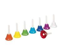 Jeu de 8 cloches &agrave: main color&eacute:es