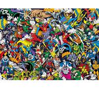TOYS Puzzle Adulte Impossible DC - 1000 Pieces - Avengers Batman Superman Robin - Collection Super Heroes Avengers Batman Superman Robin