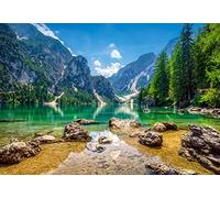 Puzzle Adulte - Vue Sur le Lac Et La Montagne Au Printemps - 1000 Pieces - Collection Paysage