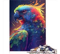 Toys Puzzle The Chatty Parrot Difficult Challenging Puzzles 1000 Piece Wood Puzzle for Adults Kids 14+ Relax Puzzles Games-Brain Teaser Puzzle 1000pcs(50x75cm)