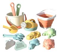 Toys Sand Toys - Interactive Beach Play Set, Accessoires de jeux portables | Seau coloré avec pelles pour le plaisir en plein air des , le camping, les activités de pelouse, le temps de piscine