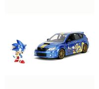 Toys Sonic The Hedgehog - Voiture Miniature Subaru Impreza WRX STI 2012 19 cm...