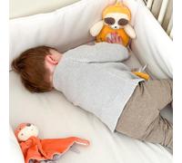 Toys \U2013 Paresseux \U2013 Veilleuse \U2013 Peluche - Gamme « Bamboo » - 26 Cm S/Carte \U2013 Jaune Et Marron \U2013 1er Age