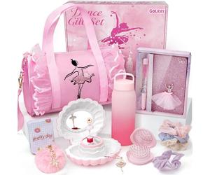 Toyssa Sac de Sport pour Fille 5-12 Ans Boîte à Musique, Carnet Secret, Bouteille d'Eau, Collier Porte-Clés - Idée Anniversaire