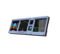 ToysWeltX D106 A32X/A35X/A38X PFD-ND-ECAM-E/WD Écran 4 en 1 pour MSFS 2020/2024 - Panneau de cockpit domestique