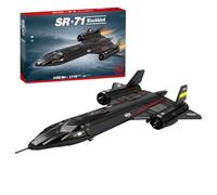 ToysWeltX SR71 Kit de construction d'avion, kit militaire, accessoire de maison ou objet de collection, jouet d'avion, cadeau pour enfants à partir de 12 ans, adultes et fans militaires (1775 pièces)