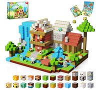 ToyUnited Blocs de Construction Magnétiques avec Portail Magique - 200 Pièces pour Aventures Temporelles dans la Forêt Enchantée | Jeu Éducatif pour Enfants 3-7 Ans