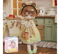 TOYVERSE COME4FREE BJD Minty The Enchanted Forest Series, Bear LiuXin, Standard Edition, 1 pièce/19cm, poupée BJD, poupée Mobile avec vêtements de poupée, Cadeau d'anniversaire, 15+