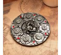 TOYVERSE Dés en Alliage, 7-en-1 Boussole à Roue tournante, Convient pour D&D, DND, RPG, MTG, Donjons et Dragons, Jeux de Plateau et Jeux de rôle, 15 Ans et Plus