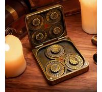 TOYVERSE Dés en Alliage, 7-en-1 Roue rotative Pliable, Convient pour D&D, DND, RPG, MTG, Donjons et Dragons, Jeux de Plateau et Jeux de rôle, 15 Ans et Plus