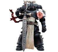Toyverse JOYTOY 1/18 Figurine d'action Warhammer 40,000, Black Templars The Emperors Champion Rolantus, Articulations Mobiles Modèle de Personnage, 15 Ans et Plus