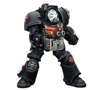 TOYVERSE JOYTOY 1/18 Figurine d'action Warhammer 40,000, BlackTemplars Terminator 2 avec Power Fist and Storm Bolter, articulation mobile, 14,3 cm, 15 ans et plus