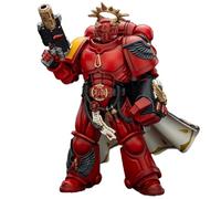 TOYVERSE JOYTOY 1/18 Figurine d'action Warhammer 40,000, Blood Angels Captain with Inferno Pistol & Power Fist, Articulations Mobiles Modèle de Personnage, 15 Ans et Plus
