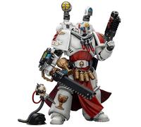 TOYVERSE JOYTOY 1/18 Figurine d'action Warhammer 40,000, Blood Angels Sanguinary Priest with Heavy Bolt Pistol, Chainsword and Narthecium, Articulations Mobiles Modèle de Personnage, 15 Ans et Plus