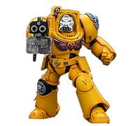 TOYVERSE JOYTOY 1/18 Figurine d'action Warhammer 40,000, Imperial Fists Terminator 2, avec Power Fist and Storm Bolter, articulation mobile, 14,3 cm, 15 ans et plus