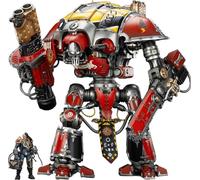 TOYVERSE JOYTOY 1/18 Figurine d'action Warhammer 40,000, Imperial Knights House Raven Knight Errant, Articulations Mobiles Modèle de Personnage, 15 Ans et Plus