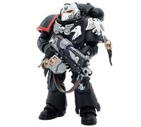TOYVERSE JOYTOY 1/18 Figurine d'action Warhammer 40,000, Raven Guard Intercessors Sergeant Rychas, Articulations Mobiles Modèle de Personnage, 15 Ans et Plus