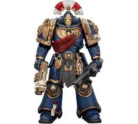 Toyverse JOYTOY 1/18 Figurine d'action Warhammer 40,000, Space Marine 2, Ultramarines Relic Secundus Armour with Artificer Bolt Rifle, chainsword and Bolt Pistol, Modèle de Personnage