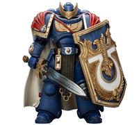 TOYVERSE JOYTOY 1/18 Figurine d'action Warhammer 40,000, Space Marine 2, Ultramarines Victrix Honour Guard with Storm Shield and Power Sword, Articulations Mobiles Modèle de Personnage, 15 Ans et Plus