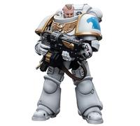 TOYVERSE JOYTOY 1/18 Figurine d'action Warhammer 40,000, Space Marines White Consuls Intercessors 2, Articulations Mobiles Modèle de Personnage, 15 Ans et Plus