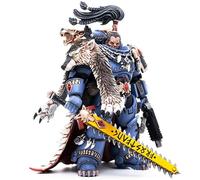 TOYVERSE JOYTOY 1/18 Figurine d'action Warhammer 40,000, Space Wolves Ragnar Blackmane, Articulations Mobiles Modèle de Personnage, 15 Ans et Plus