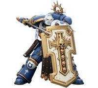 TOYVERSE JOYTOY 1/18 Figurine d'action Warhammer 40 000, Torvald Ultramarine avec Power Sword, Stormshield et Bolt Pistol, articulation mobile, 15+