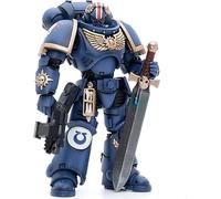TOYVERSE JOYTOY 1/18 Figurine d'action Warhammer 40,000, Ultramarines Primaris Lieutenant Argaranthe, Articulations Mobiles Modèle de Personnage, 15 Ans et Plus