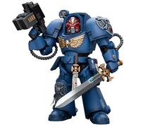 TOYVERSE JOYTOY 1/18 Figurine d'action Warhammer 40,000, Ultramarines Terminator Squad Sergeant with Power Sword and Teleport Homer, Articulations Mobiles Modèle de Personnage, 15 Ans et Plus