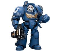 TOYVERSE JOYTOY 1/18 Figurine d'action Warhammer 40,000, Ultramarines Terminator Squad Terminator with Storm Bolter, Articulations Mobiles Modèle de Personnage, 15 Ans et Plus