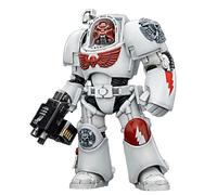 TOYVERSE JOYTOY 1/18 Figurine d'action Warhammer 40,000, White Scars Terminator 2, avec Power Fist and Storm Bolter, articulation mobile, 14,3 cm, 15 ans et plus