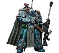 Toyverse JOYTOY 1/18 Figurine d'action Warhammer The Horus Heresy, Alpha Legion Exodus 'The One Who is Many’ with Sniper Rifle and Power Dagger, Articulations Mobiles Modèle de Personnage