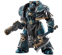TOYVERSE JOYTOY 1/18 Figurine d'action Warhammer The Horus Heresy, Alpha Legion Lernaean Terminator with Volkite Charger, Articulations Mobiles Modèle de Personnage