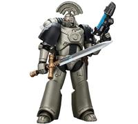 Toyverse JOYTOY 1/18 Figurine d'action Warhammer The Horus Heresy, Iron Warriors MKⅥ Tactical Sergeant with Power Sword and Plasma Pistol, Articulations Mobiles Modèle de Personnage