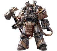TOYVERSE JOYTOY 1/18 Figurine d'action Warhammer The Horus Heresy, Iron Warriors Perturabo Primarch of The lVth Legion, Articulations Mobiles Modèle de Personnage