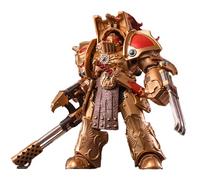 TOYVERSE JOYTOY 1/18 Figurine d'action Warhammer The Horus Heresy, Legio Custodes Aquilon Terminator Squad Aquilon with Infernus Firepike, Articulations Mobiles Modèle de Personnage