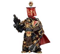 TOYVERSE JOYTOY 1/18 Figurine d'action Warhammer The Horus Heresy, Sons of Horus Legion Cataphractii Praetor with Combi-Melta and Power Maul, Articulations Mobiles Modèle de Personnage, 15 Ans et Plus