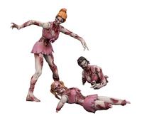 TOYVERSE JOYTOY 1/25 Action Toys, Dark Source Zombie Figure Cheerleaders, Convient pour Halloween Articulated Miniature Model, 15 Ans et Plus