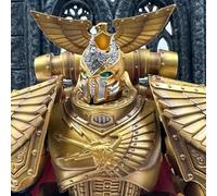 TOYVERSE JOYTOY Warhammer Pièces Casque 01, Imperial Fists Rogal Dorn Primarch Accessories, ABS Plastique Accessoires de modèle,15 Ans et Plus