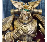 TOYVERSE JOYTOY Warhammer Pièces Casque 02, Imperial Fists Rogal Dorn Primarch Accessories, PVC Caoutchouc Souple Accessoires de modèle,15 Ans et Plus