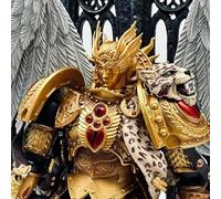 TOYVERSE JOYTOY Warhammer Pièces Casque 06, Blood Angels Sanguinius Primarch Accessories, PVC Caoutchouc Souple Accessoires de modèle,15 Ans et Plus