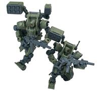 TOYVERSE Sheik Mainland 1/144 Figura Model Kit Super Mobile Battle Mech, Combat Engineer, Little Martin Green, 2 pièces, articulations mobiles, modèle de personnage, à partir de 15 ans