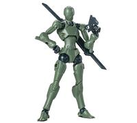 TOYVERSE Sheik Mainland 1/18 Figurine d'action Model Kit, A Strong Attack Superhuman Green, 2 pièces, Maquette de Mecha en Plastique à Assembler, Articulations Mobiles, 15 Ans et Plus