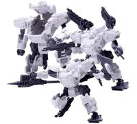 TOYVERSE Sheik Mainland 1/60 Figurine d'action Model Kit, Fortishield MUS A4 White, 3 pièces, Maquette de Mecha en Plastique à Assembler, Articulations Mobiles, 15 Ans et Plus