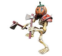 TOYVERSE YOTOTOY 1/12 Figurine Tricheur câlin avec hachettes, 15 cm, série Skeletons, Rédemption GhostRabbit, Tricheurs de Nuit, tête de Citrouille et Armure Amovibles, dès 15 Ans.