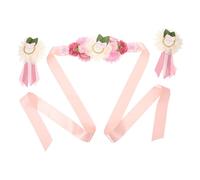 Toyvian 1 Ceinture à fleurs Ceinture décorative de maternité pour baby shower - Écharpe fleurie, accessoire de grossesse